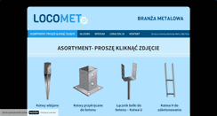 Desktop Screenshot of locomet.pl